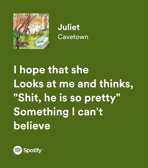 Cavetown Juliet | Pretty lyrics, Indie lyrics, Music quotes lyrics songs