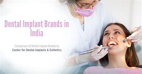 Comparison of Dental Implant Brands in India :: Center for Dental Implants & Esthetics