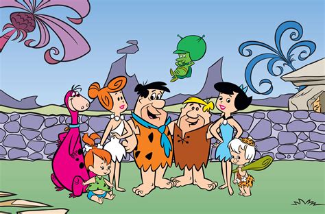 HD Wallpaper of The Flintstones: A Classic TV Show Icon