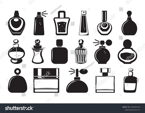 Perfume Bottles Vector Print Perfume Bottles Stock Vector (Royalty Free) 2276203375 | Shutterstock