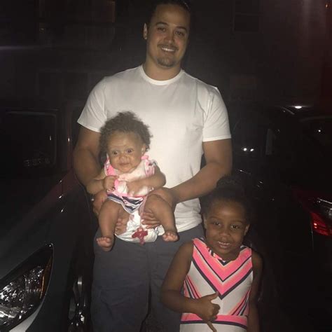 Professional wrestler Lance Anoa'i with his daughters Olivia and Peyton ...