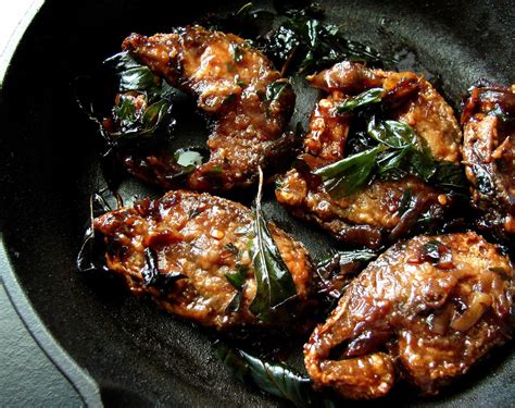 Vietnamese Caramelized Fish with Basil