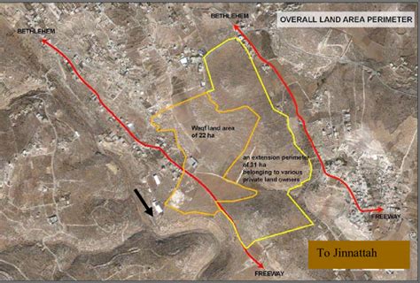 General topographic aerial photo of the project site. | Download ...