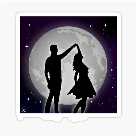 "Dancing In The Moonlight" Sticker for Sale by Aaron White | Redbubble