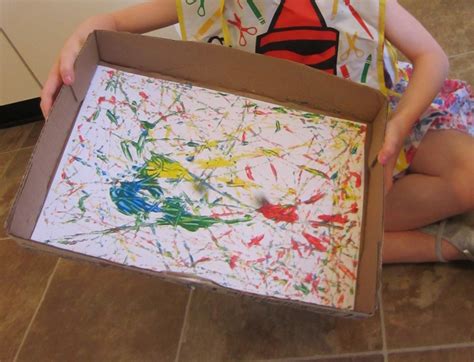 Marble Painting Craft Idea - How To Run A Home Daycare