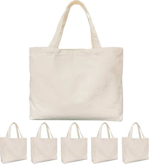 Amazon.com: blank canvas tote bags bulk