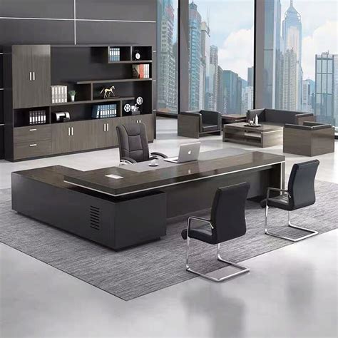 Luxury Foshan Custom CEO Table Office Wooden Table Executive Desk Modern Office Furniture -… in ...