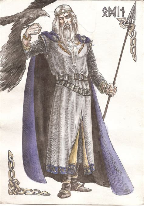 Odin - Norse mythology Fan Art (24826514) - Fanpop