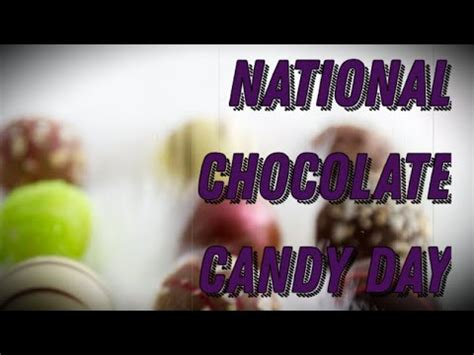 National Chocolate Candy Day (December 28) and Activities - YouTube