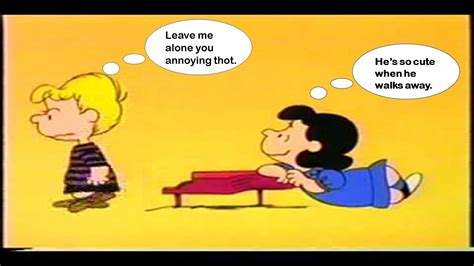 Lucy's and Schroeder's Thoughts | Peanuts | Know Your Meme