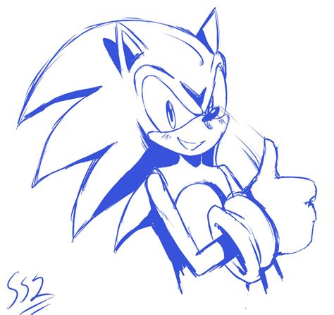 Blue Sonic by ss2sonic on DeviantArt