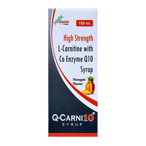 Buy Q CARNI 10 Syrup 150ml Online at Upto 25% OFF | Netmeds