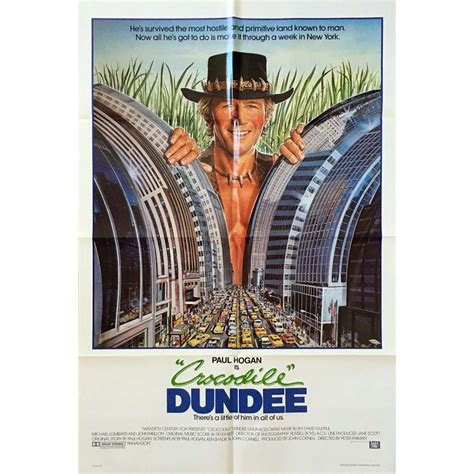 CROCODILE DUNDEE Movie Poster 27x40 in.