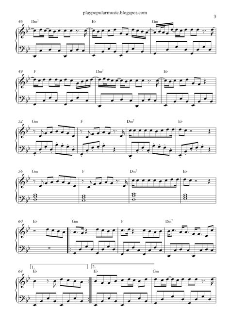 Attention - Charlie Puth Piano Sheet Music - Free Sheet Music