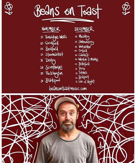 Beans On Toast - UK Tour 2023 - 13 December 2023 - The Barrel House ...