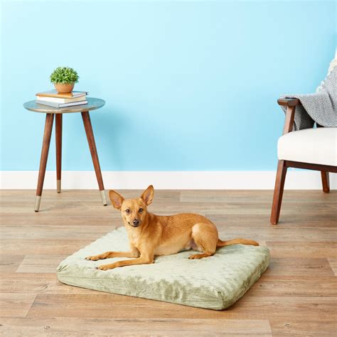 Petmaker Orthopedic Pillow Dog Bed w/Removable Cover, Forest, Medium - Chewy.com