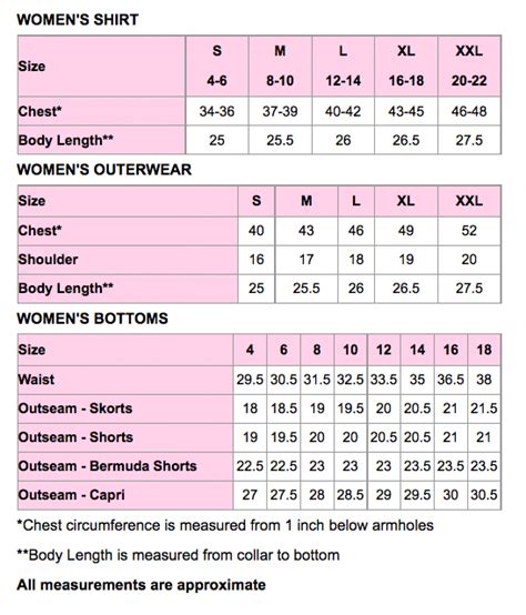 Lori's Golf Shoppe: Monterey Club Sizing Chart