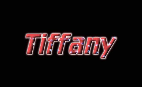 Tiffany ロゴ | フレーミングテキストからの無料の名前デザインツール