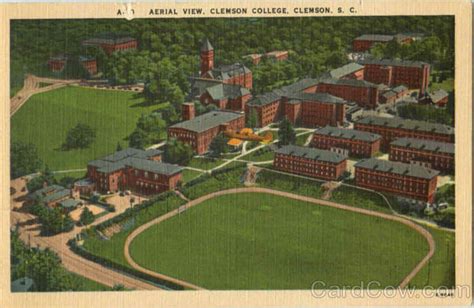 Aerial View , Clemson College South Carolina