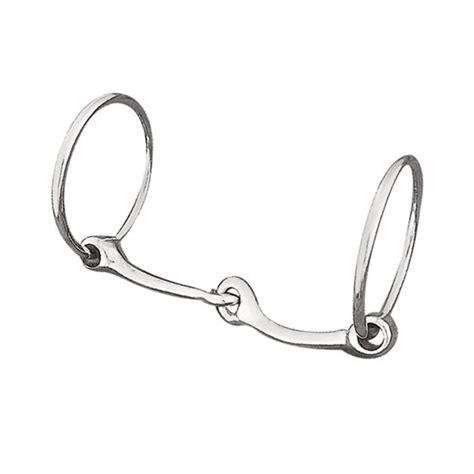 Curved Loose Ring Snaffle Bit - Equestrian House