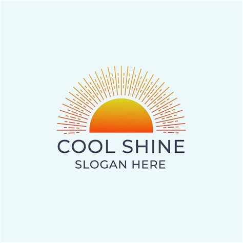 Premium Vector | Sunshine logo design