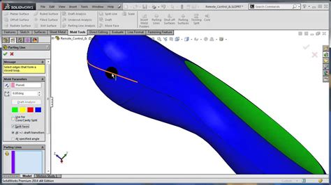 SOLIDWORKS Tutorial - Projecting the outline of a solid body on a face or plane - YouTube