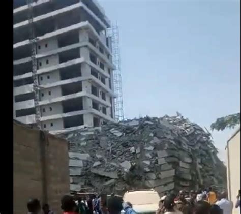 BREAKING: 21-Storey Building Collapse In Lagos Casualties Unknown ...