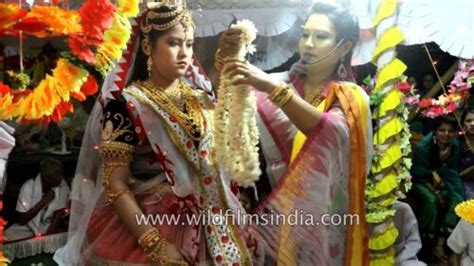 Manipuri Marriage Ceremony - Combination Of Parts Of Hinduism And Age ...