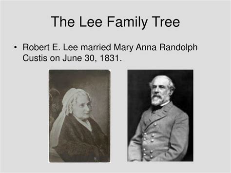 PPT - General Robert E. Lee A Family History PowerPoint Presentation ...