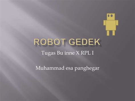 Robot gedek