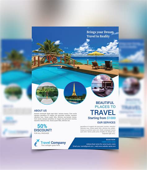 Travel Agency Flyer Design (1) | Images :: Behance