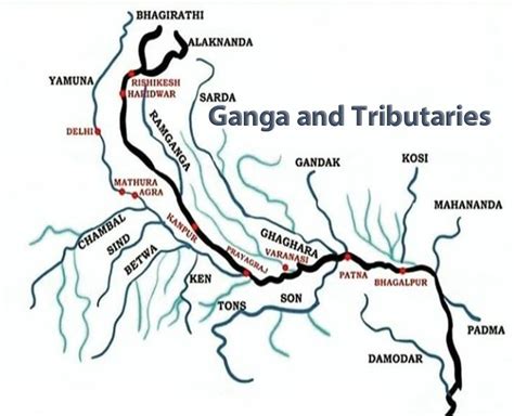 Ganga Drainage System | Rivers of India - ENSEMBLE IAS ACADEMY