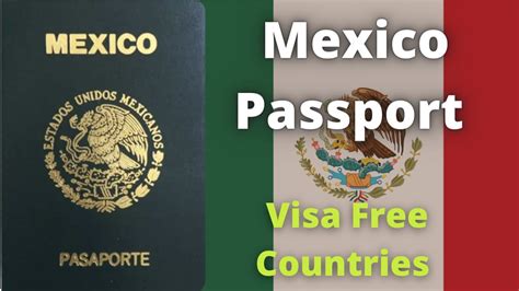 Mexico Passport Visa Free Countries (2022) - YouTube