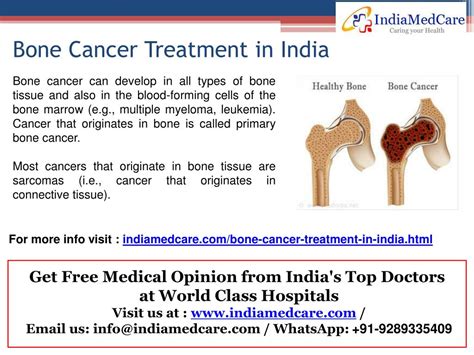 PPT - Bone Cancer Treatment in India PowerPoint Presentation, free ...