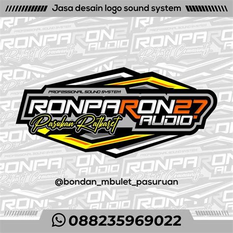 DESAIN LOGO SOUND SYSTEM KEREN | Desain logo, Desain banner, Desain