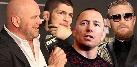 Dana White interested in Khabib Nurmagomedov vs. Georges St-Pierre ...