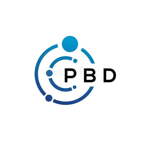 PBD Letter Technology Logo Design on White Background. PBD Creative ...