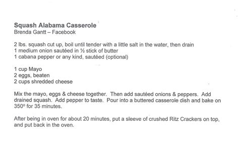 Brenda Gantt Recipes Cabbage Casserole - New Recipes