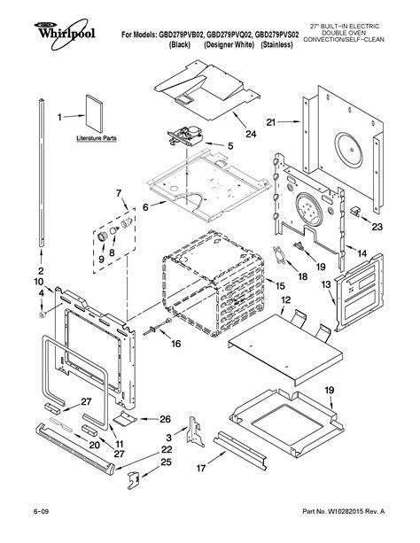 WHIRLPOOL ELECTRIC DOUBLE OVEN Parts | Model GBD279PVQ02 | Sears PartsDirect