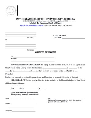 henrycountystatecourt com Doc Template | pdfFiller