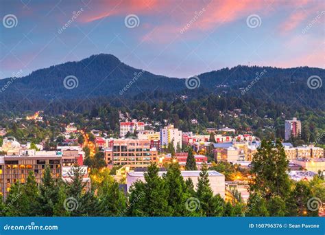 Eugene, Oregon, USA Downtown Stock Photo - Image of city, buildings ...