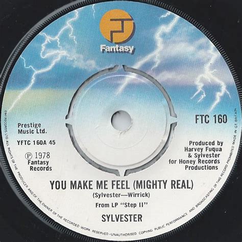 Sylvester - You Make Me Feel (Mighty Real) (1978, Vinyl) | Discogs