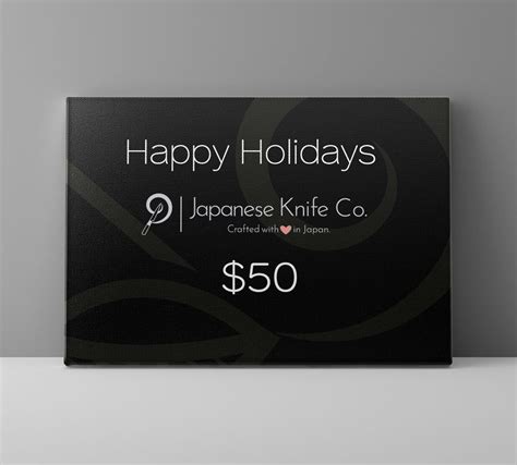 Japanese Knife Co. Gift Card – Dream of Japan