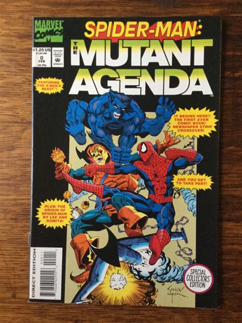 Spider-man Mutant Agenda Vol. 1 0 March 1994 Marvel Comics. - Etsy Sweden