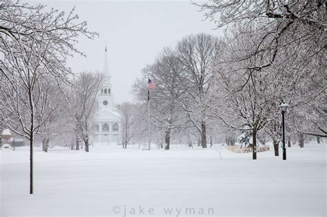 Blizzard on Guilford's town green | New england, Guilford connecticut, Guilford