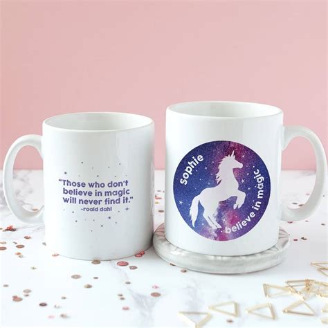 Personalised Unicorn Mug By The Little Picture Company ...