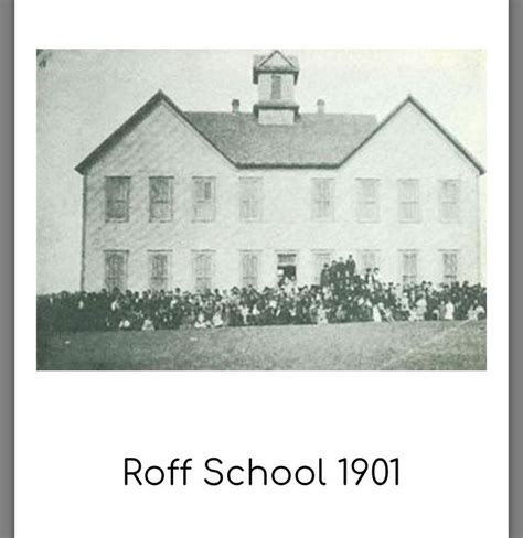 Roff School 1901 Roff Okla. | Oklahoma history, Pontotoc, Old buildings