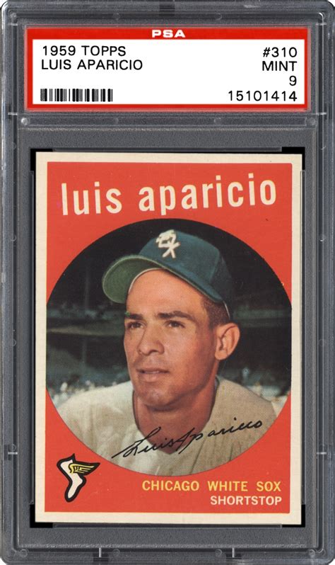 1959 Topps Luis Aparicio | PSA CardFacts™