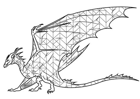 - Dragons Adult Coloring Pages