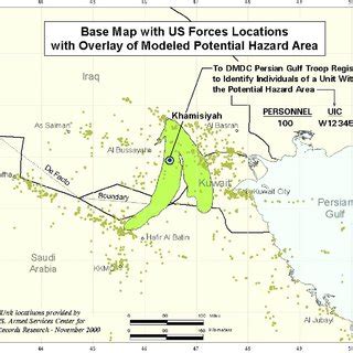 The map shows environmental sampling locations for Operation Joint ...